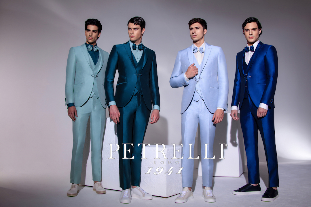 Abiti da sposo Petrelli vari colori