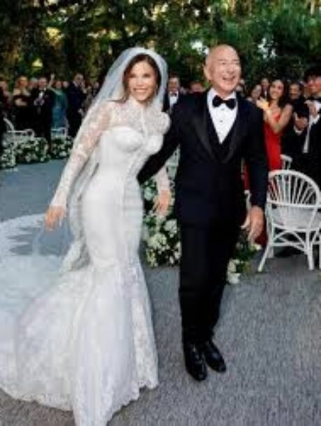 L'abito da sposa di Lauren Sánchez